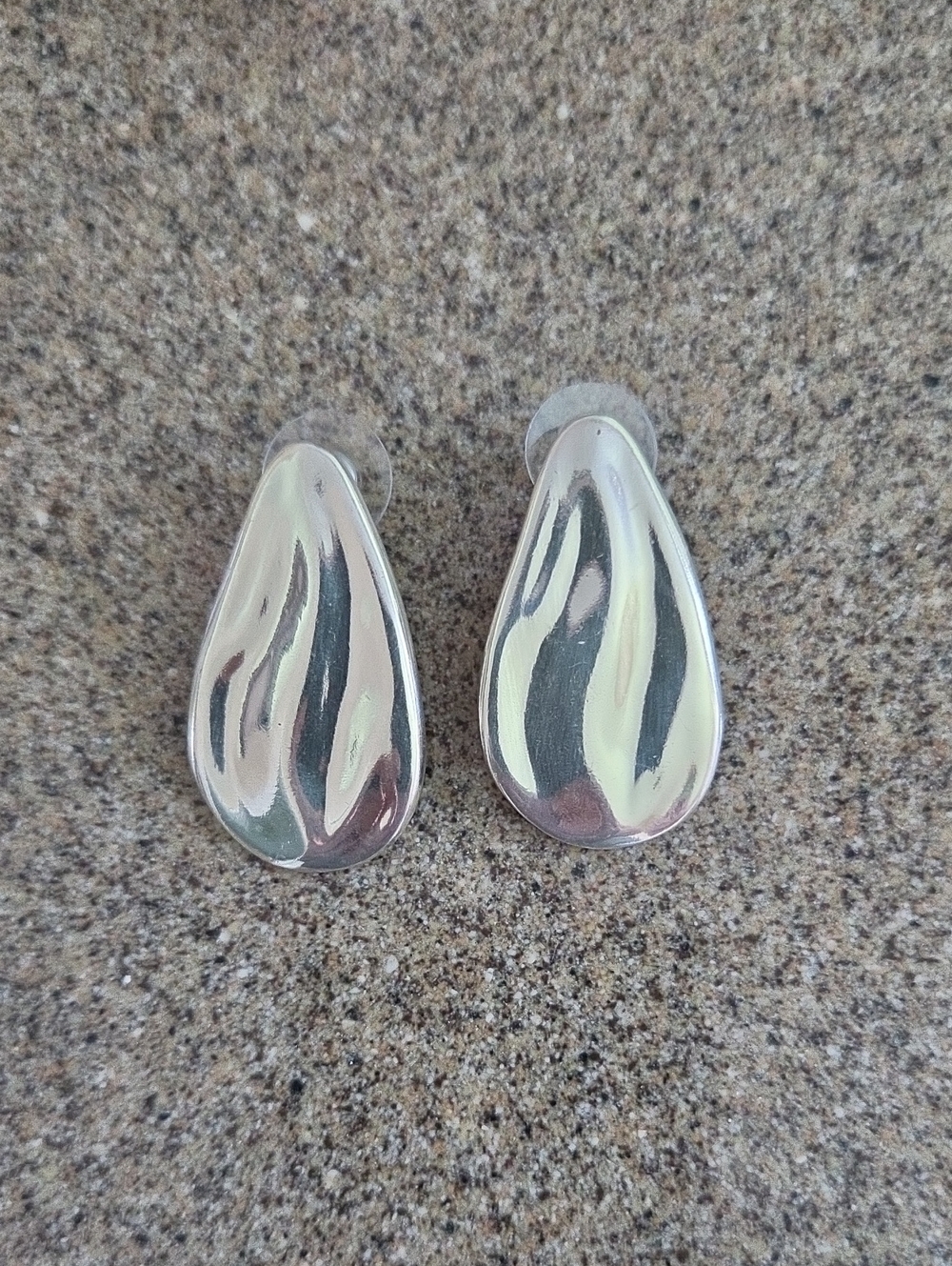 Silver Cascade Drop Pierced Earrings